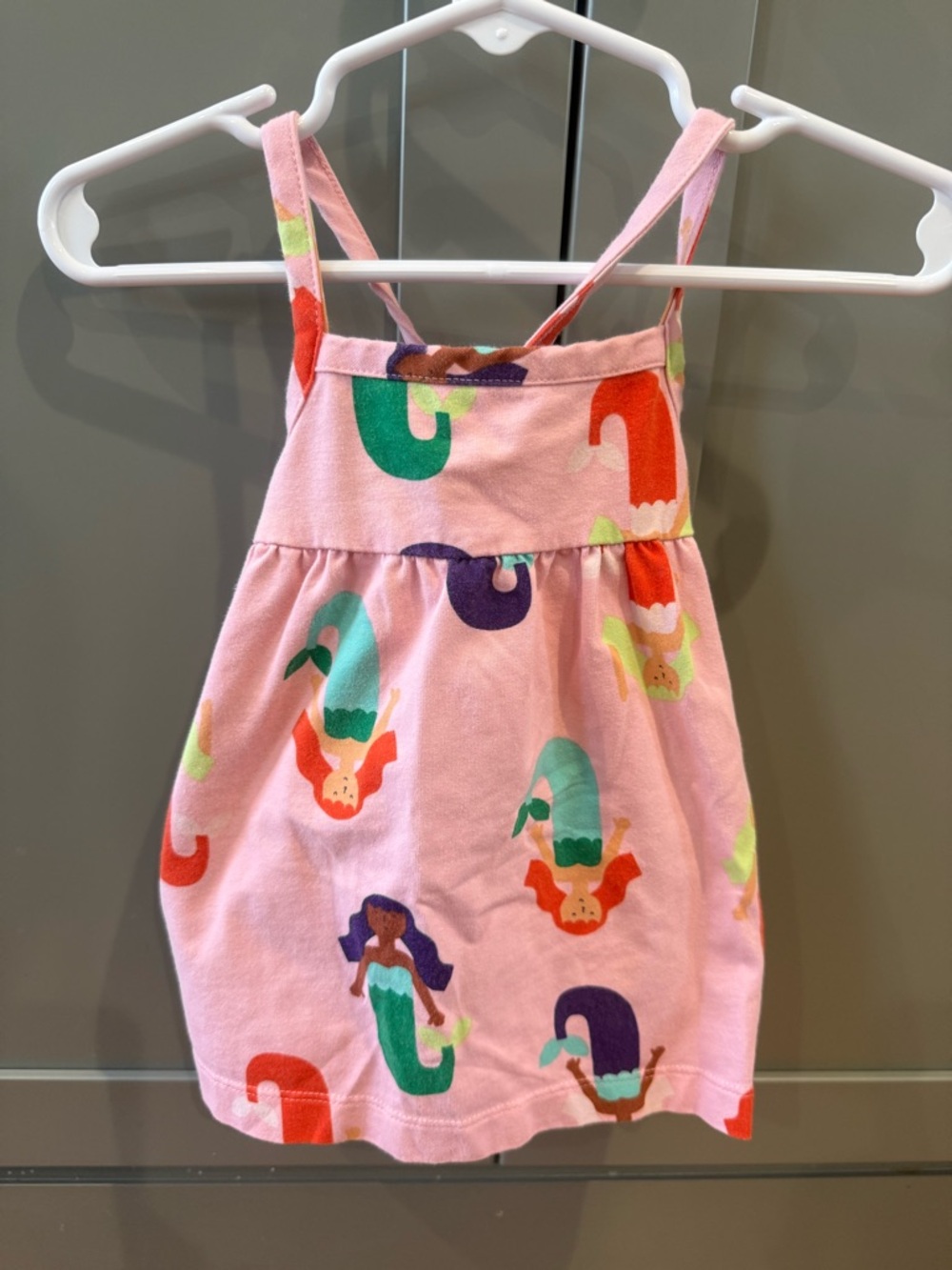 Hanna Andersson Pink Mermaid Tank Dress